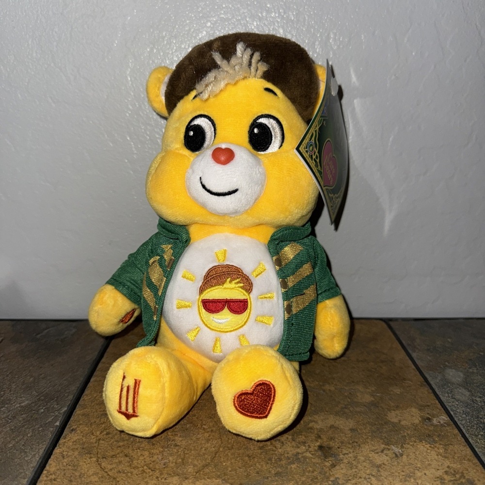 Care Bears Wicked Care Bears Funshine Bear as The Scarecrow Plush NWT‎